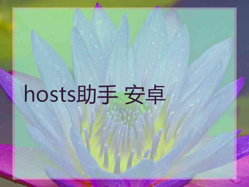 hosts助手 安卓