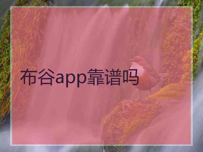 布谷app靠谱吗