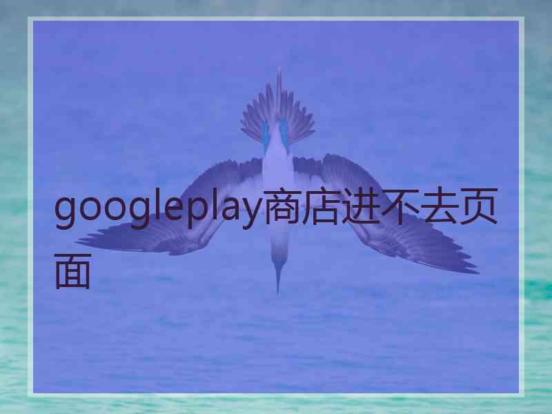 googleplay商店进不去页面