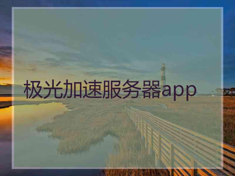 极光加速服务器app