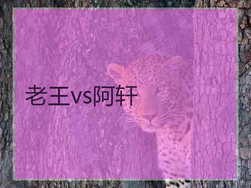 老王vs阿轩