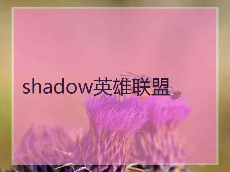 shadow英雄联盟