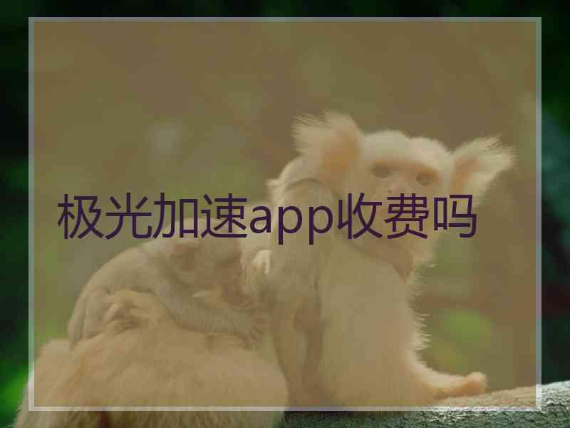 极光加速app收费吗