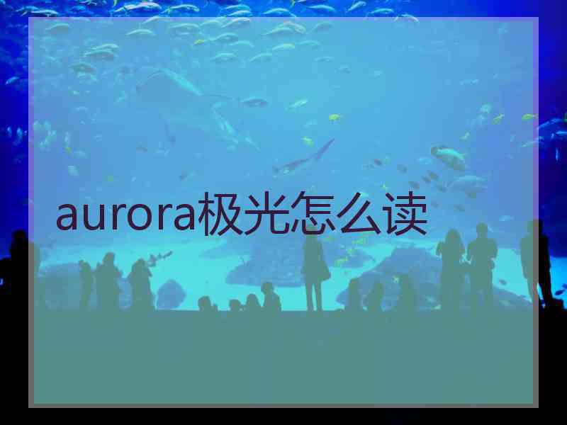 aurora极光怎么读