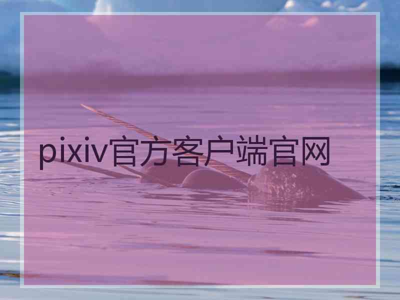 pixiv官方客户端官网