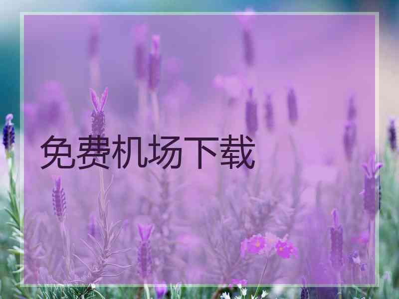 免费机场下载